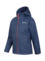 Mountain Warehouse Navy Blue Kids Torrent Waterproof Jacket - Image 3 of 5