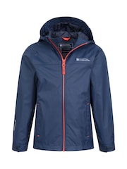 Mountain Warehouse Navy Blue Kids Torrent Waterproof Jacket - Image 5 of 5