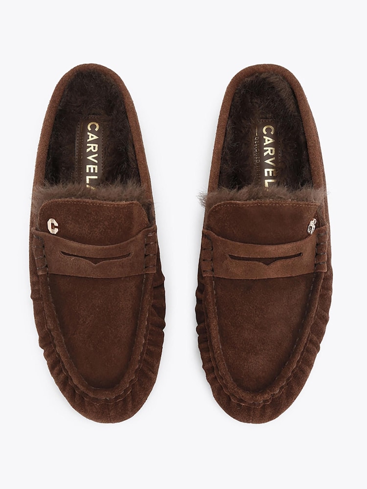Carvela Brown Marigold Fur Mule Shoes - Image 2 of 4 Carvela Brown Marigold Fur Mule Shoes - Image 2 of 4