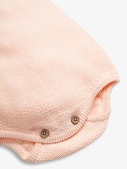 The Little Tailor Baby Stylish Knitted 100% Cotton Romper - Image 3 of 3