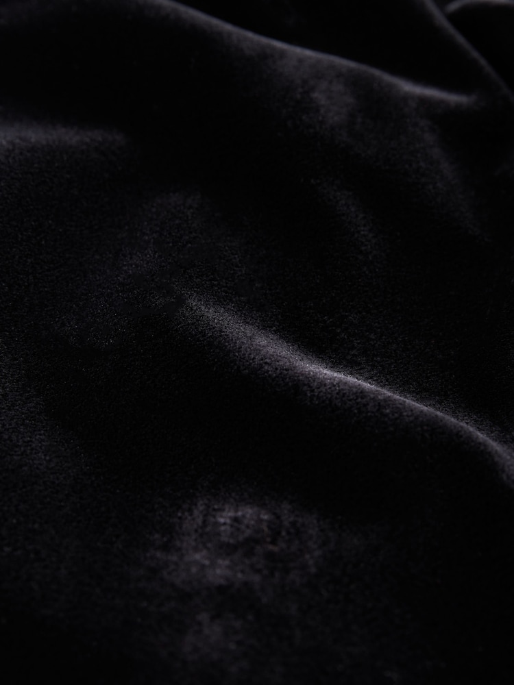 Black Velvet Tux Blazer Dress - Image 8 of 8