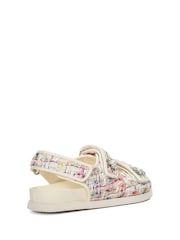 Dune London Cream Lamara Double Strap Footbed Sandals - Image 5 of 6