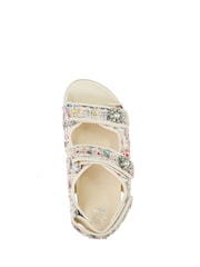 Dune London Cream Lamara Double Strap Footbed Sandals - Image 6 of 6