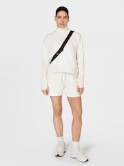 Sweaty Betty Lily White Revive High Waist Shorts - Image 6 of 7