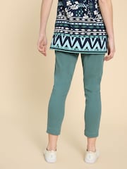 White Stuff Green Janey Crop Jeggings - Image 2 of 7