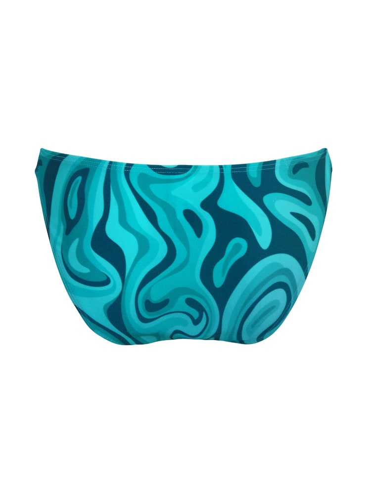Pour Moi Blue Seychelles Bikini Briefs - Image 4 of 4