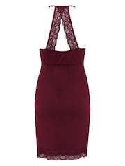 Pour Moi Pink Sofa Loves Lace Trim Removable Cup Chemise - Image 4 of 4
