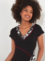 Joe Browns Black Spot The Difference Jersey Dress - Image 4 of 5