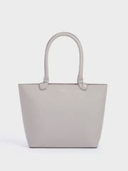OSPREY LONDON Tan The Collier Leather Shoulder Tote Bag - Image 1 of 4