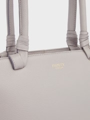 OSPREY LONDON Tan The Collier Leather Shoulder Tote Bag - Image 3 of 4