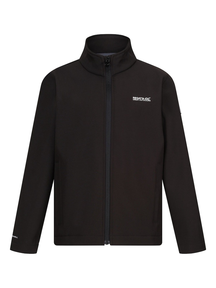 Regatta Black Junior Cera Softshell Jacket - Image 5 of 7