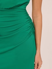 Adrianna Papell Green Short Halter Dress - Image 5 of 7