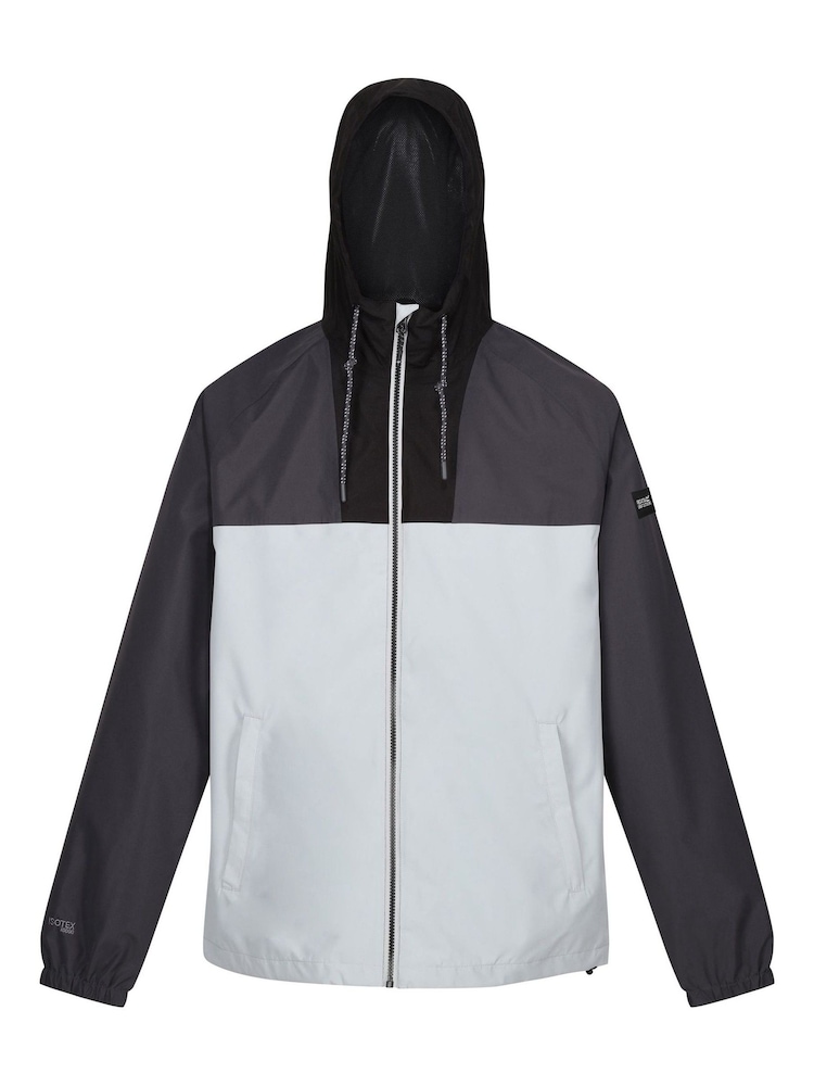 Regatta Grey Belcastel Waterproof Hooded Jacket - Image 9 of 9
