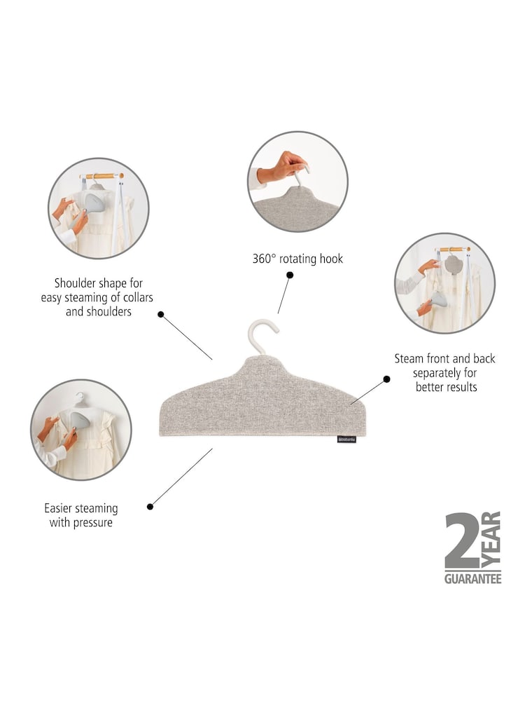 Brabantia Grey Steam Clothes Hanger - Image 2 of 6