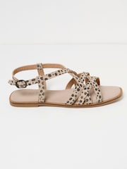 FatFace Estelle Natural Suede Strap Sandals - Image 1 of 3