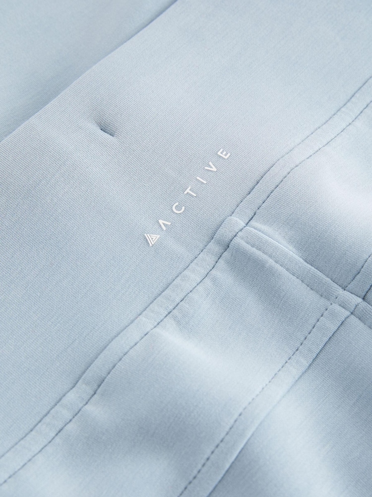 Pale Blue Soft Touch Wide Leg Joggers - Image 9 of 9