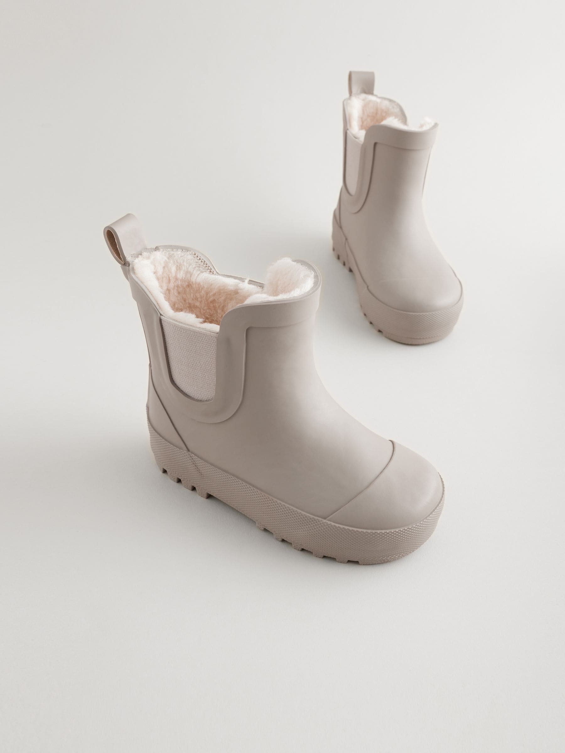 Buy Neutral Warm Lined Ankle Wellies from Next Kuwait