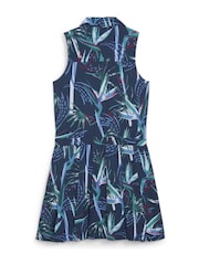 Puma Blue Paradise Womens Golf Pleated Dress - Image 2 of 2