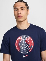 Nike Blue Liverpool FC Football T-Shirt - Image 4 of 4