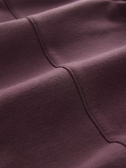 Berry Red Modal Blend Side Stripe Joggers - Image 7 of 9