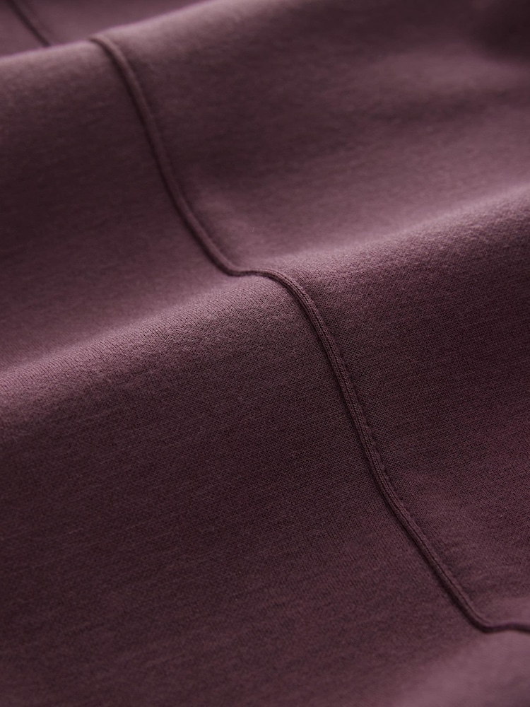 Berry Red Modal Blend Side Stripe Joggers - Image 9 of 9