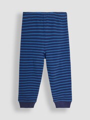 JoJo Maman Bébé Cobalt Rocket Jersey Pyjamas 2 Pack - Image 4 of 9