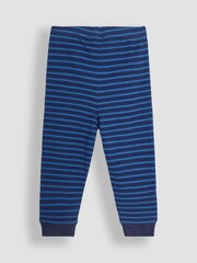 JoJo Maman Bébé Cobalt Rocket Jersey Pyjamas 2 Pack - Image 5 of 9