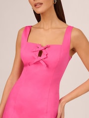 Adrianna Papell Kurzes Kleid in A-Linie, Pink - Bild 4 von 7