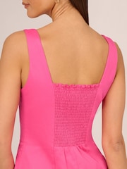 Adrianna Papell Kurzes Kleid in A-Linie, Pink - Bild 5 von 7