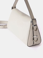 Mint Velvet Cream Leather Shoulder Bag - Image 3 of 4