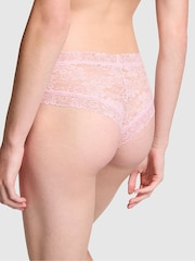 Victoria's Secret PINK Pink Tulip Cheeky Floral Lace Knickers - Image 2 of 3