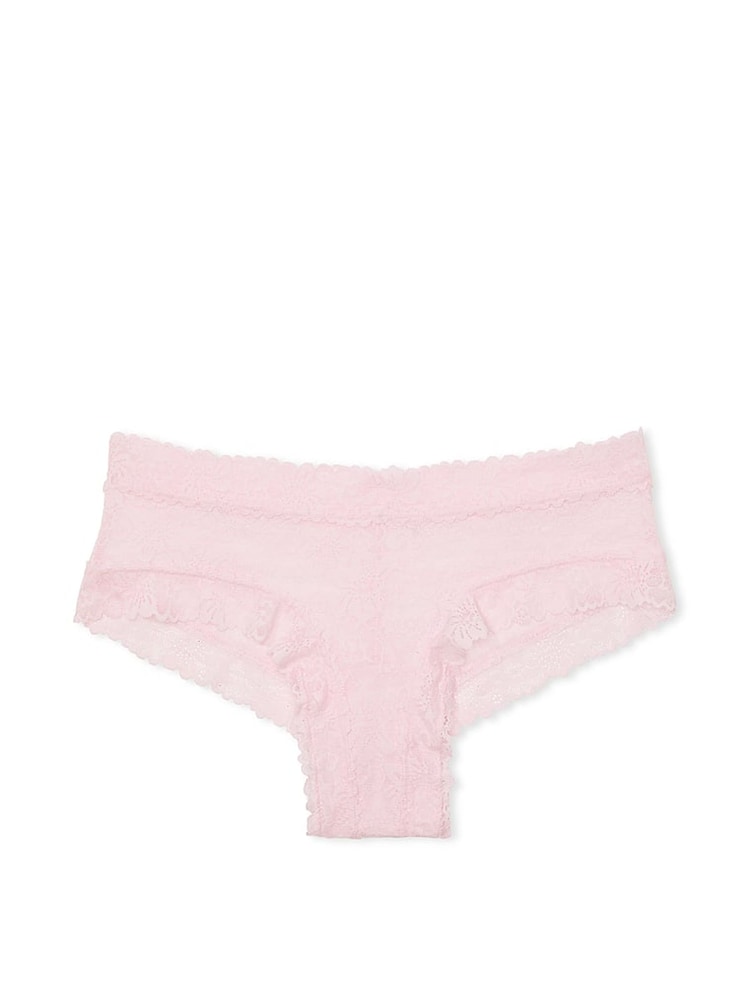 Victoria's Secret PINK Pink Tulip Cheeky Floral Lace Knickers - Image 3 of 3
