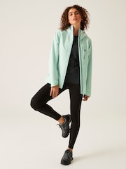 Regatta Blue Sky Womens Birchdale Colour Block Waterproof Jacket - Image 3 of 7