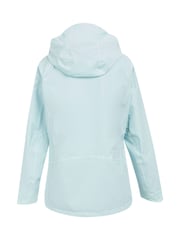 Regatta Blue Sky Womens Birchdale Colour Block Waterproof Jacket - Image 7 of 7