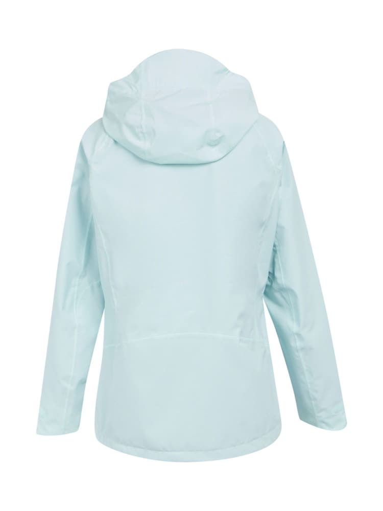 Regatta Blue Sky Womens Birchdale Colour Block Waterproof Jacket - Image 7 of 7