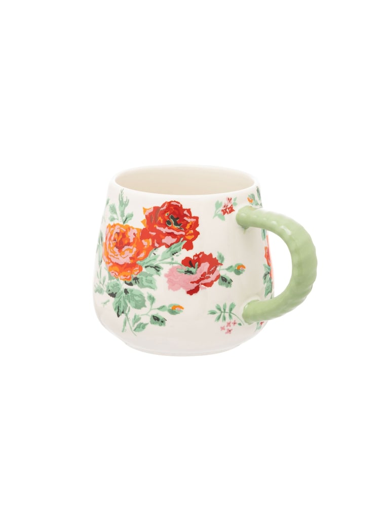 Cath Kidston Red Archive Rose Twisted Handle Billie Mug Set Of 4 - Image 4 of 4