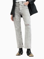 AllSaints Grey Edie Jeans - Image 1 of 7