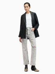 AllSaints Grey Edie Jeans - Image 4 of 7