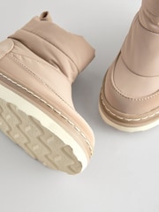 Neutral Quilted Warm Lined Water Repellant Boots - Image 5 of 6