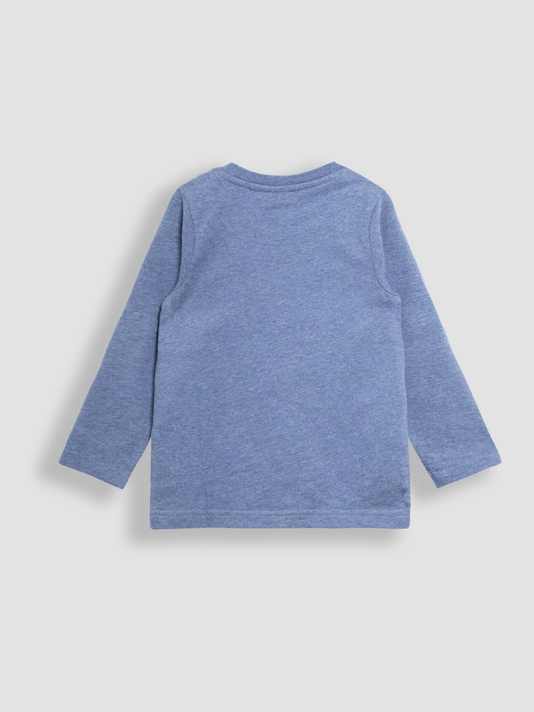 JoJo Maman Bébé Denim Forest Friends Applique Top - Image 2 of 3 JoJo Maman Bébé Denim Forest Friends Applique Top - Image 2 of 3