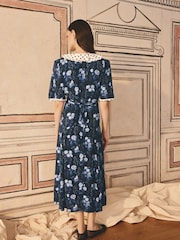 Cath Kidston Blue Dilly Dolly Button Down Dress - Image 2 of 4