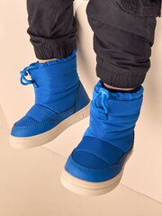 Blue Thermal Thinsulate™ Lined Quilted Water Resistant Boots - Image 1 of 9