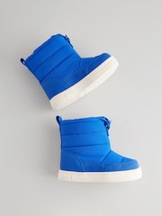 Blue Thermal Thinsulate™ Lined Quilted Water Resistant Boots - Image 5 of 9