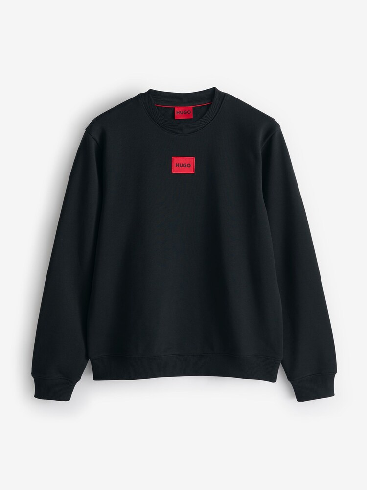 HUGO 品牌標誌 100% 棉質毛巾布運動衫 - 圖片 5，共 5