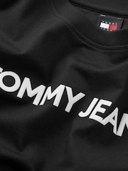 Tommy Jeans Dark Blue Slim Essential Flag 100% Cotton T-Shirt - Image 5 of 6