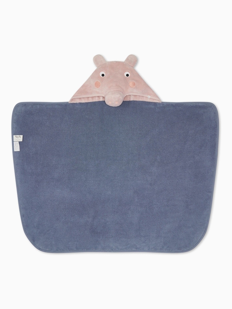 MORI Blue Peppa Pig Hooded Toddler Towel - Image 2 of 3