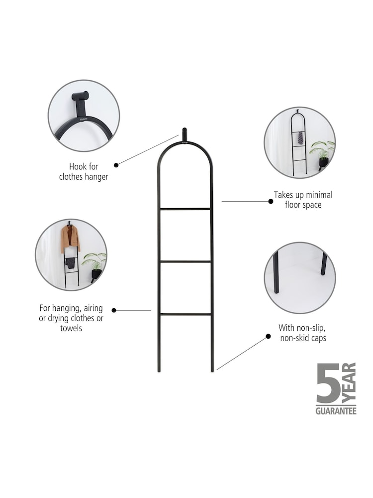 Brabantia Matt Black Linn Dressboy - Image 6 of 6