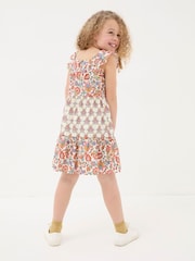 FatFace Milly White Floral Print Dress - Image 2 of 4