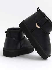 River Island Black Faux Fur Lined Boots - Image 5 of 5