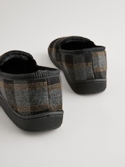 Grey Checked Slippers - Image 4 of 5